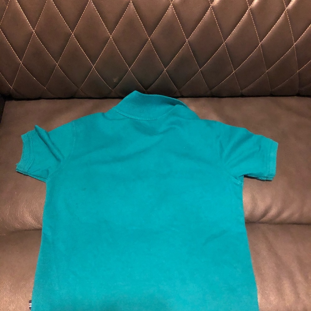 Boys teal polo
